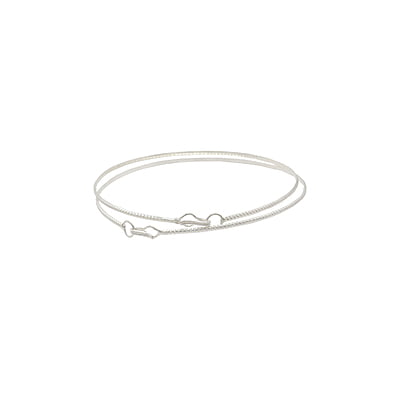baby shower bangles silver