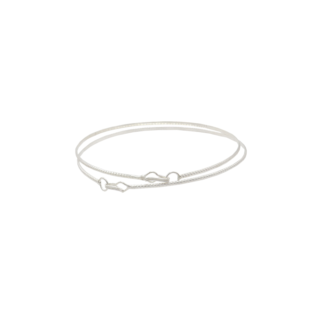 baby shower bangles silver