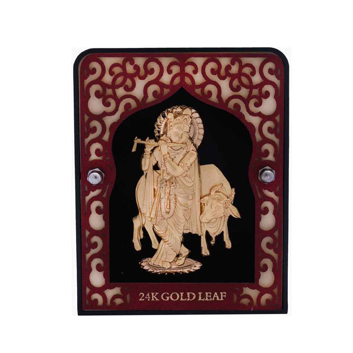 Krishna with Cow Home Decor Frame Krishna with Cow Home Decor Frame