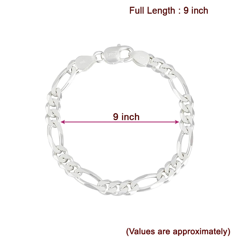 Silver Bracelet - Sterling Gift for Men & Boys Silver Bracelet - Sterling Gift for Men & Boys