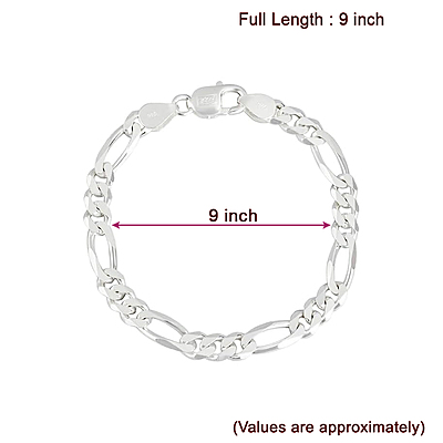Silver Bracelet | 925 Sterling Gift for Men and Boys Silver Bracelet | 925 Sterling Gift for Men and Boys
