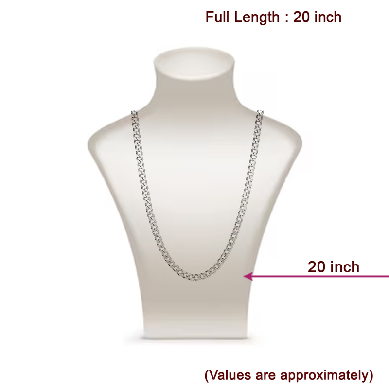 Silver Chain for Men - 21g 925 Silver Style Silver Chain for Men - 21g 925 Silver Style