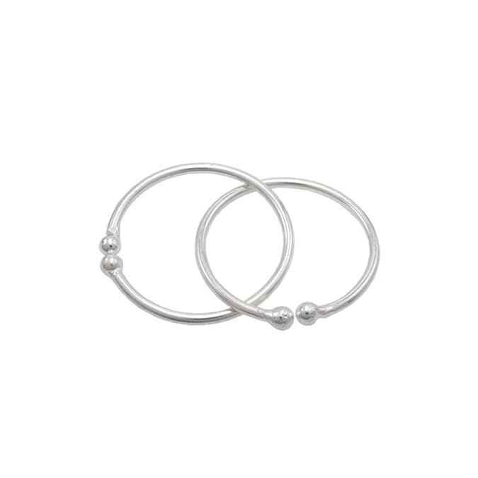 Adorable Silver Anklets for Baby Boys Girls Perfect Gift Idea