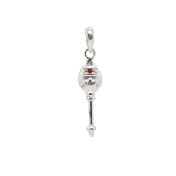 SRIMATHI JEWLLERS Silver Lord Murugan Vel Pendant 925 SRIMATHI JEWLLERS Silver Lord Murugan Vel Pendant 925