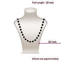 925 Silver Tied Karungali Mala - 8mm, 54 Beads, 30 Inchs with lab certificate 925 Silver Tied Karungali Mala - 8mm, 54 Beads, 30 Inchs with lab certificate