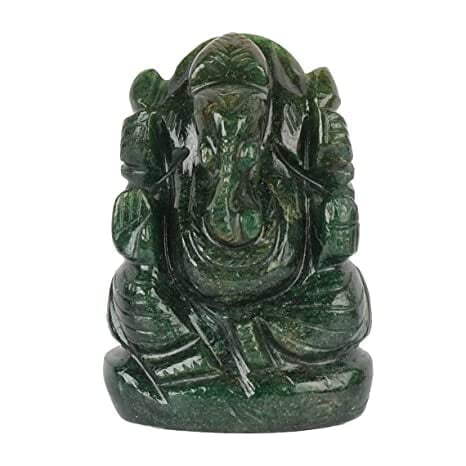 Ganesha Idol Crystal Stone Green Aventurine Ganesh Lord God Ganpati Statue for Car Dashboard, Pooja, Home Decor, Gift and Showpiece Ganesha Idol Crystal Stone Green Aventurine Ganesh Lord God Ganpati Statue for Car Dashboard, Pooja, Home Decor, Gift and Showpiece