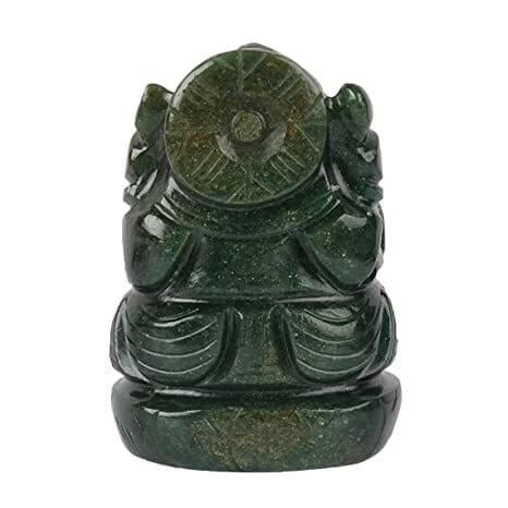 Ganesha Idol Crystal Stone Green Aventurine Ganesh Lord God Ganpati Statue for Car Dashboard, Pooja, Home Decor, Gift and Showpiece Ganesha Idol Crystal Stone Green Aventurine Ganesh Lord God Ganpati Statue for Car Dashboard, Pooja, Home Decor, Gift and Showpiece