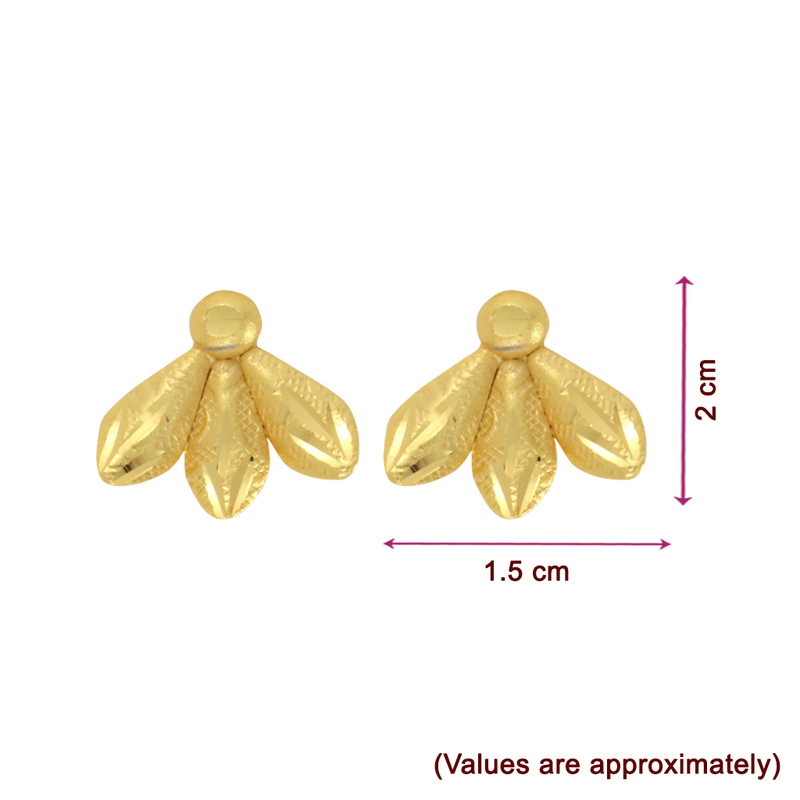 Goldplated Flower Necklace & Earring Collection Goldplated Flower Necklace & Earring Collection