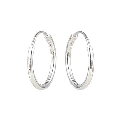 925 Pure Silver Plain Earrings For Baby Girls