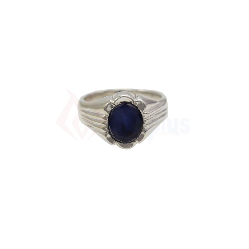 92.5 Sterling Silver Ring Gemstone blue stone Men 92.5 Sterling Silver Ring Gemstone blue stone Men