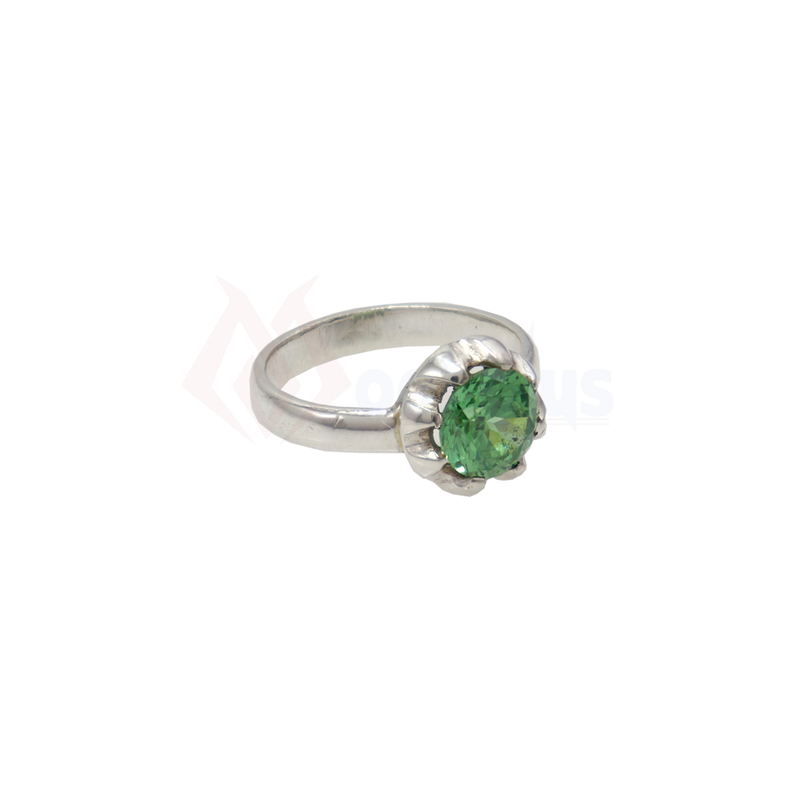 92.5 Sterling Silver Ring Gemstone green stone Men 92.5 Sterling Silver Ring Gemstone green stone Men
