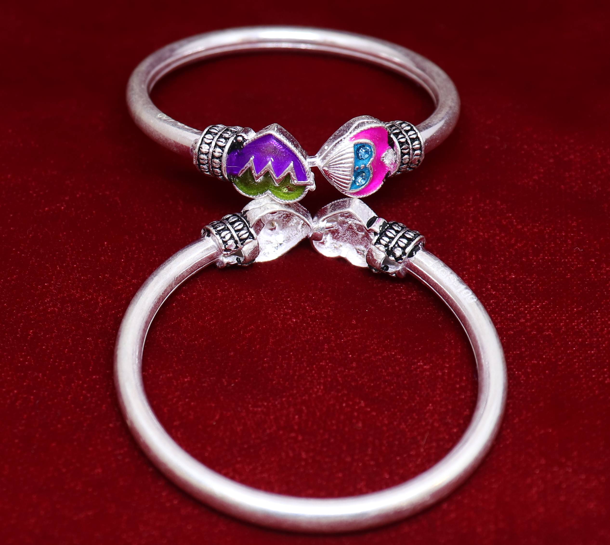 Silver Baby bangles Princess Kids-1031025