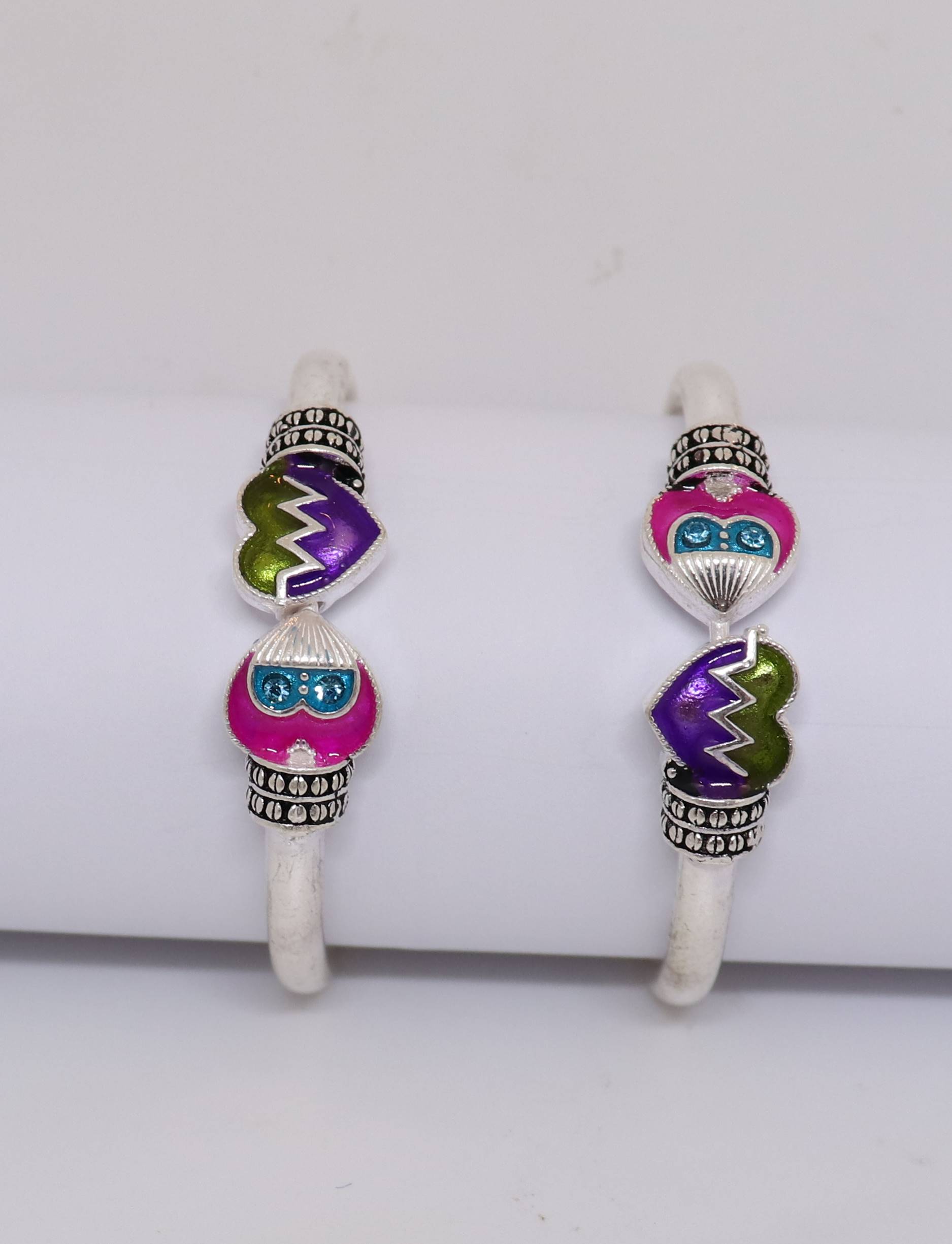 Silver Baby bangles Princess Kids-1031025