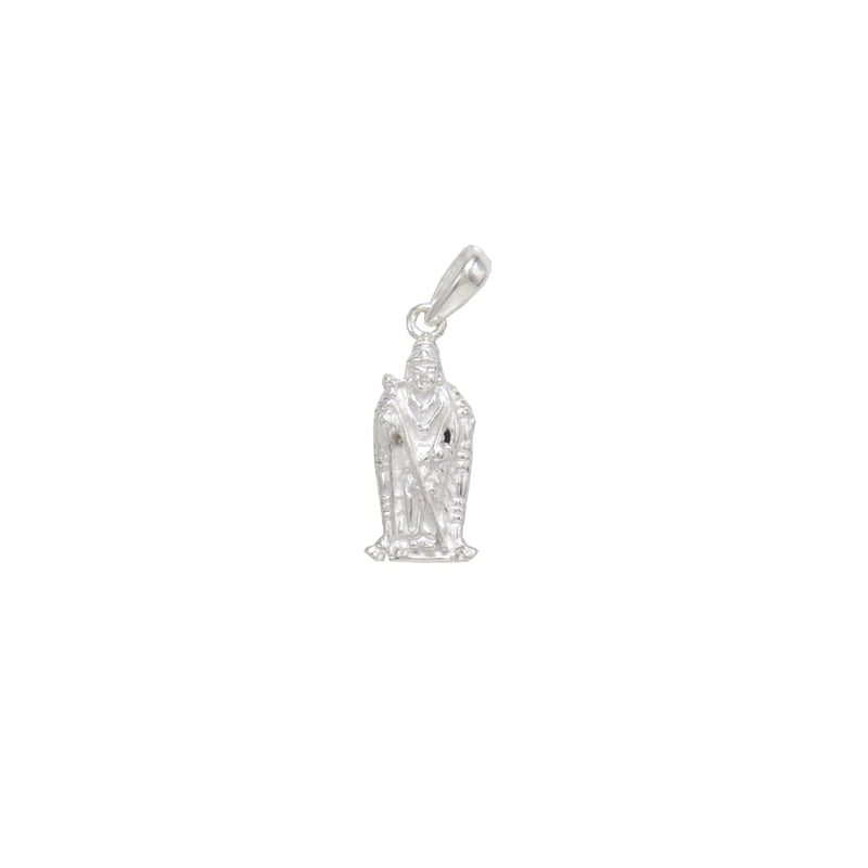 Sterling Silver (92.5% purity) God murugan Pendant for Men & Women Pure Silver Lord Locket for Good Health and Wealth Sterling Silver (92.5% purity) God murugan Pendant for Men & Women Pure Silver Lord Locket for Good Health and Wealth