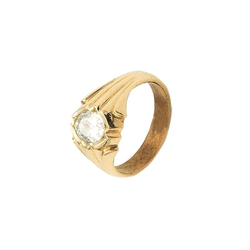 impon white stone ring impon white stone ring