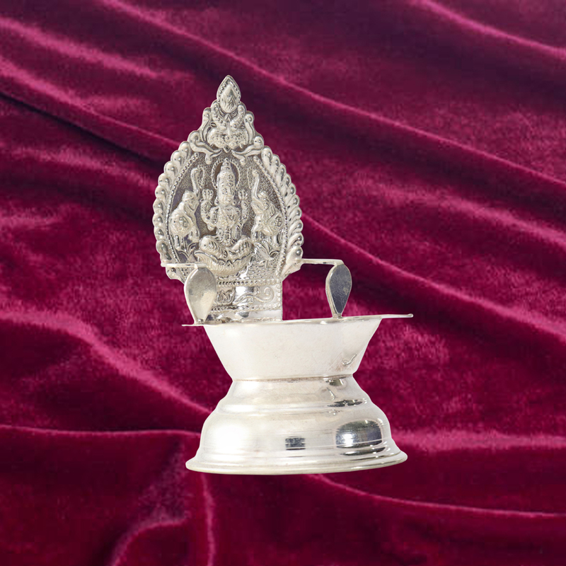 Silver Diya | Traditional Lamp for Pooja & Gifting Silver Diya | Traditional Lamp for Pooja & Gifting