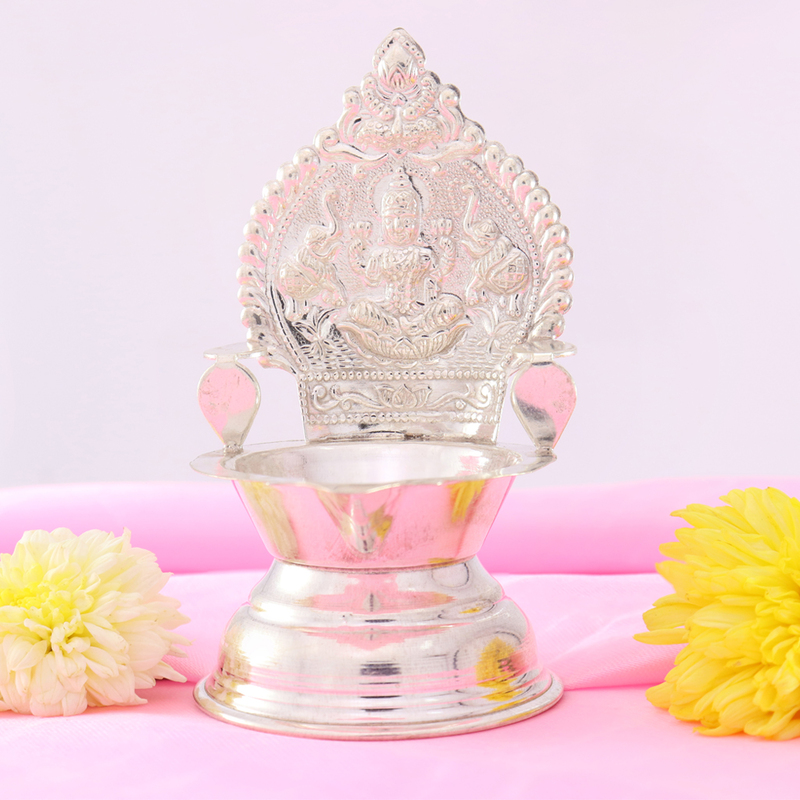 Silver Diya | Traditional Lamp for Pooja & Gifting Silver Diya | Traditional Lamp for Pooja & Gifting