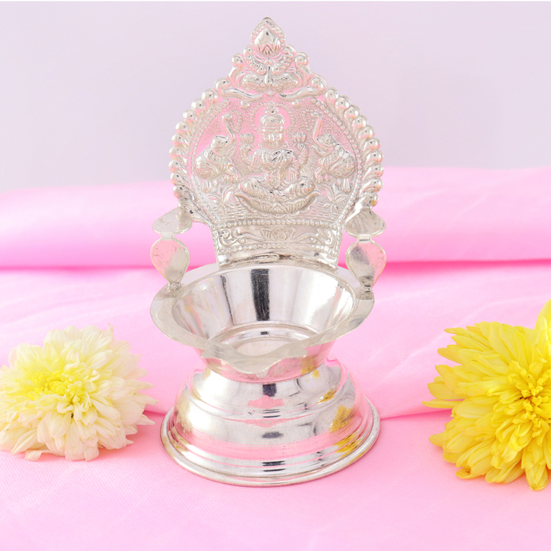 Silver Diya | Traditional Lamp for Pooja & Gifting Silver Diya | Traditional Lamp for Pooja & Gifting