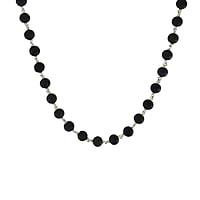 SRIMATHI JEWELLERS 925 Silver Tied Karungali Mala 8mm,54 Beads, 30 Inchs SRIMATHI JEWELLERS 925 Silver Tied Karungali Mala 8mm,54 Beads, 30 Inchs